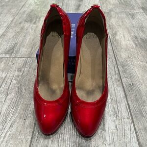 Ruby Red Stuart Weitzman heels!